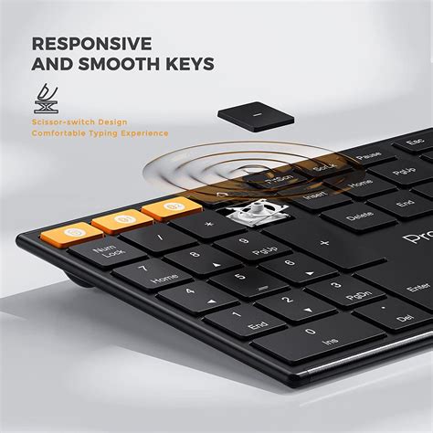 2.4G Wireless Left-Handed Keyboard, Xk21 Bluetooth Ultra-Thin Keyboard, Rechargeable Sile