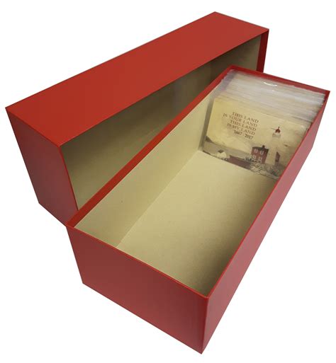 STORAGE BOXES FOR POSTCARDS AND DEALERS CARDS - Coin and Stamp Supplies