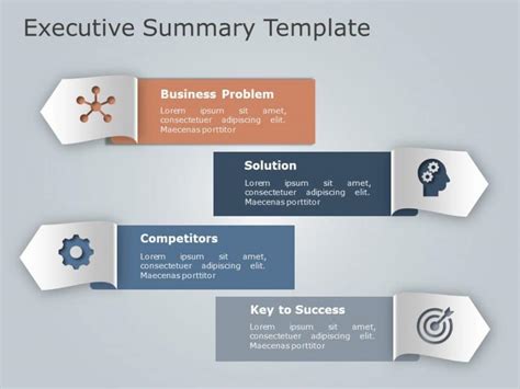 Executive Summary PowerPoint Template 60 | Executive summary PowerPoint ...