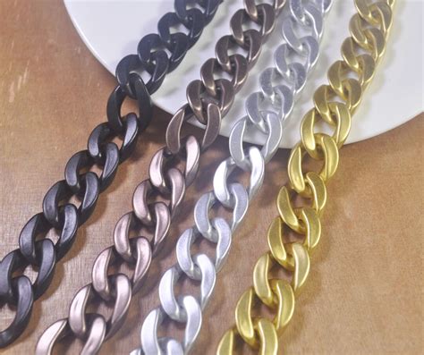 4 Colors Plastic Chain,50pcs Chunky Chain Links,plastic Open Chain ...