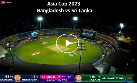 Live SL vs BAN, Asia Cup 2023, ODI Cricket Match, Sri Lanka vs Bangladesh (BAN vs SL), PTV ...