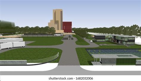 3d Illustration Cement Plant Layout Stock Illustration 1682032006 | Shutterstock