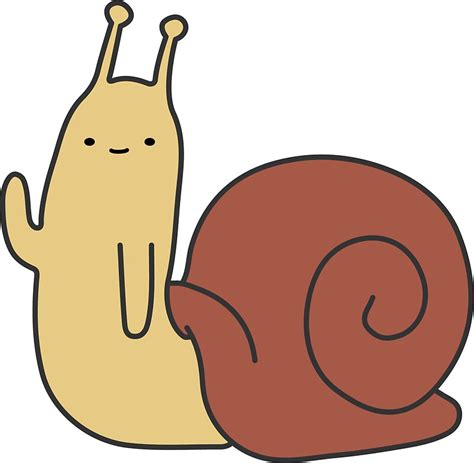 "Adventure Time Snail - Small" Stickers by joshdbb | Redbubble