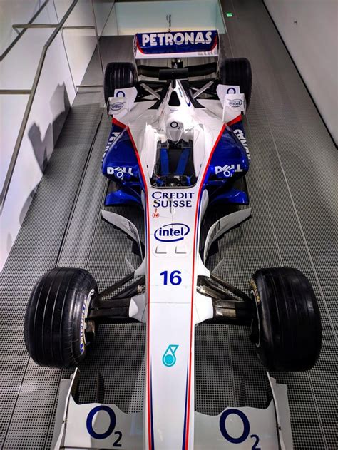 BMW Sauber F1.06 that hangs from the Wall in BMW Welt, Munich : r/formula1