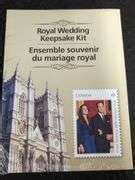 Canada Post Royal Wedding Keepsake Kit **Sealed** - Mariner Auctions & Liquidations Ltd.