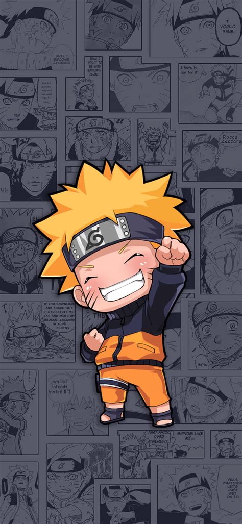 Download Chibi Naruto Aesthetic Phone Wallpaper | Wallpapers.com