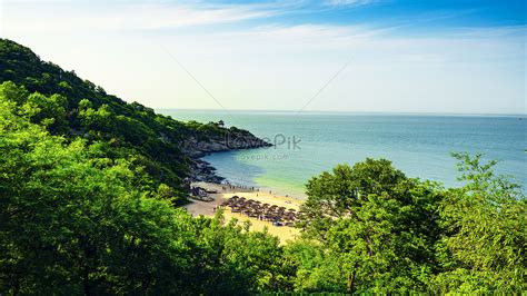 Lianyungang Continenter Área Scenic Landmarks Suma Bay Beach Foto | Descarga Gratuita HD Imagen ...