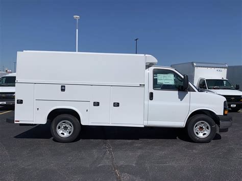 New 2019 Chevrolet Express Commercial Cutaway Work Van RWD Utility Truck