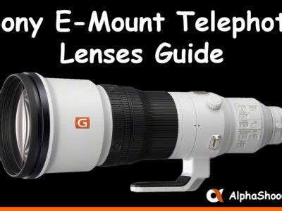 Complete List of Sony E-Mount Lenses & Latest Firmware - Alpha Shooters