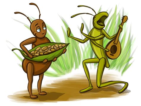 Grasshopper and Ant story : Hard Work bring Success