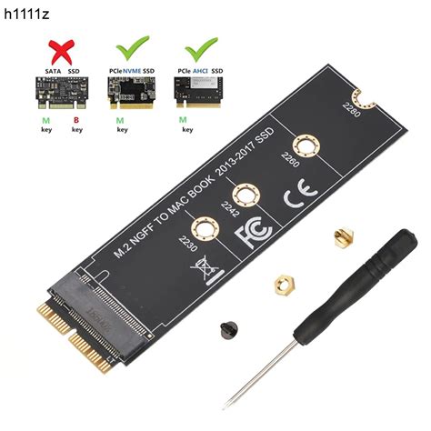 [review] New Adapter-Card Convert SSD A1466 Macbook Air NVME/AHCI A1502 ...