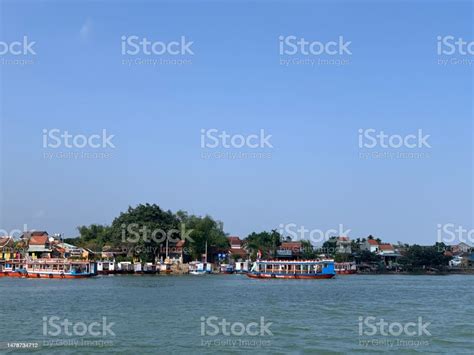 Mattancherry Ferry Route View With Seascape Clear Sunlit Sky Background Stock Photo - Download ...