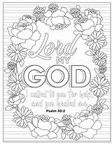Psalm 302 Coloring Pages For Adults 1 Printable Page  sketch template