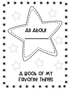 All About Me Book Template - All About Me Book Template by Miss Zees Activities | TpT : Here are ...