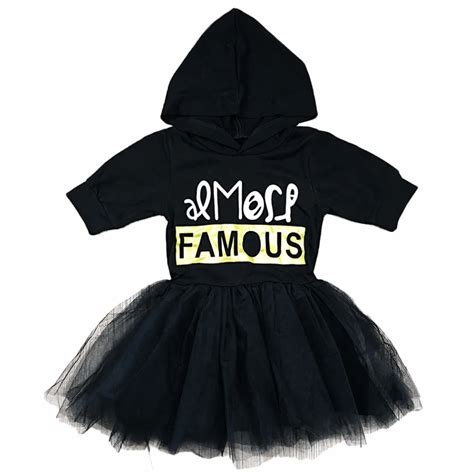 Summer Girls Tutu Dress Kids Cool Letter Printed Children Dresses ...