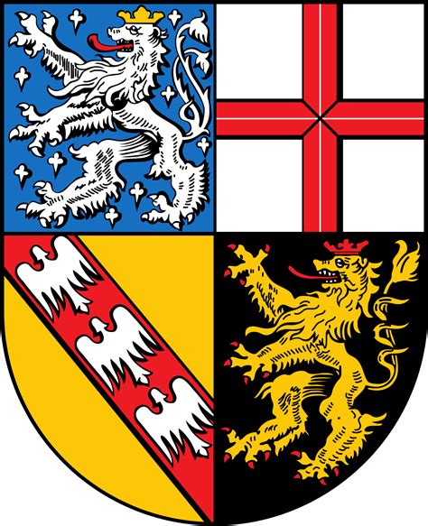 Coat of arms of Saarland - Wikipedia German Confederation, German East ...