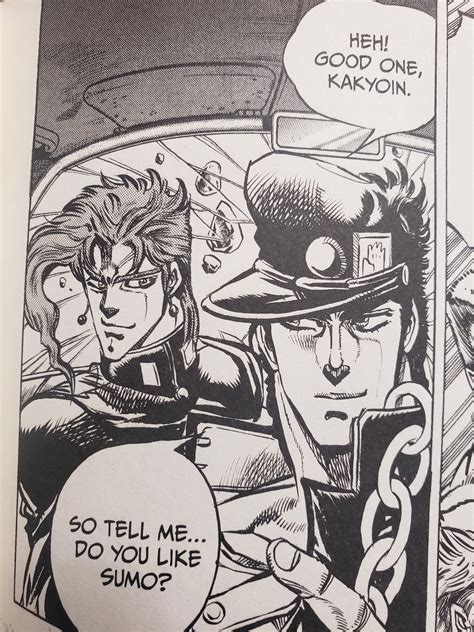 Rare image of jotaro smiling :) : r/wholesomejojo