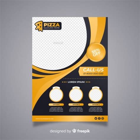 Template Desain Brosur Makanan – Gambaran