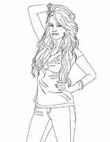 Free Printable Hannah Montana Coloring Pages For Kids sketch template