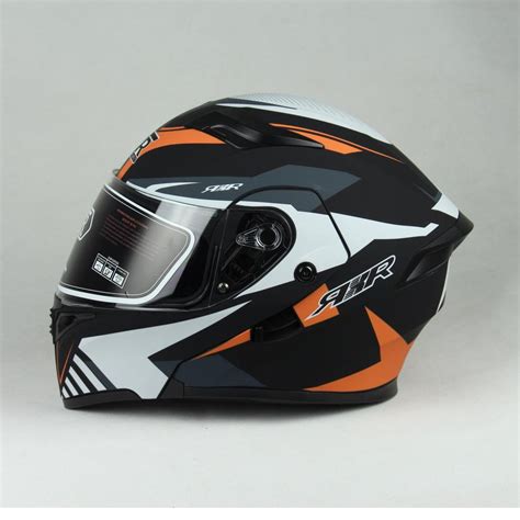 RXR FullFace Dual Visor K691B-A4 Blade Motorcycle Helmet With ICC | Shopee Philippines