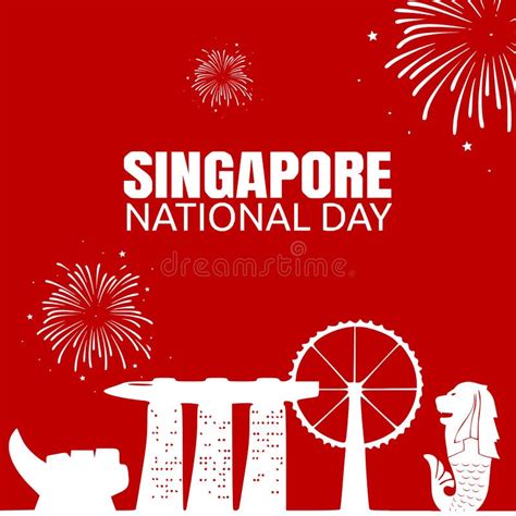 Singapore National Day Stock Illustrations – 2,275 Singapore National ...