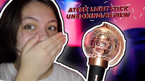 ATEEZ Lightstick unboxing review - YouTube