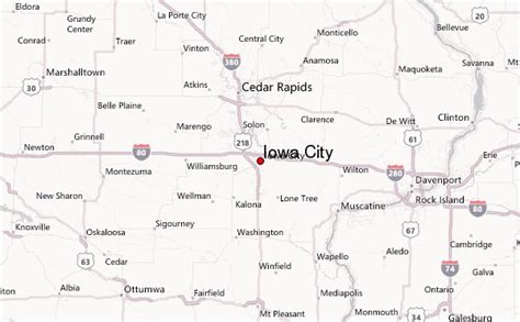 Previsión del Tiempo para Iowa City