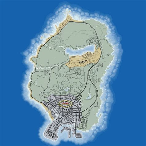 Gta 5 Map Compared To Gta 4