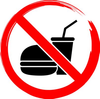 No Food Or Drink Clipart Image