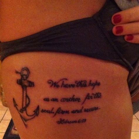 hebrews anchor verse tattoo - lineartdrawingsideasfun