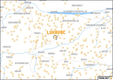 Lukavac (Bosnia and Herzegovina) map - nona.net