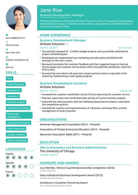 Create and design a resume, curriculum vitae by Cristinegarcia | Fiverr