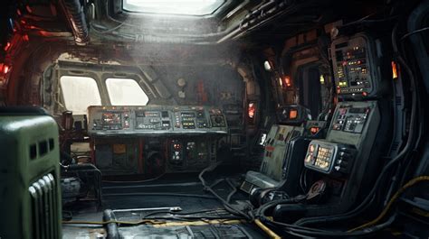 ArtStation - Cargo Hold/ Cockpit Sci Fi Concepts