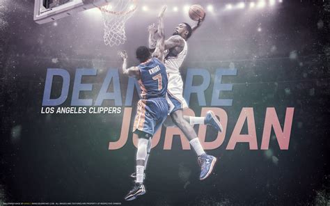 Deandre Jordan Dunk Face Wallpaper