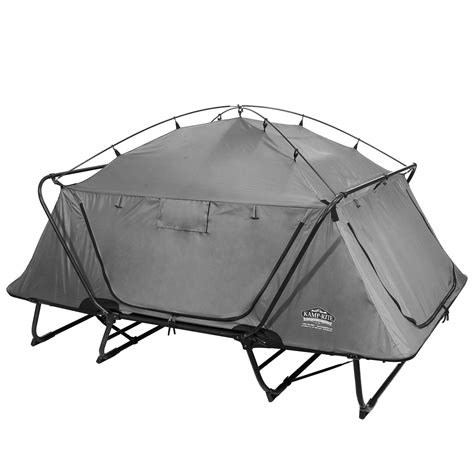 Kamp-Rite 2 Person Folding Off the Ground Camping Bed Double Tent Cot, Gray | Walmart Canada