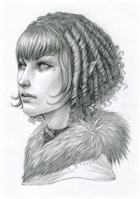 Portrait Commission: Helena by SerenaVerdeArt on DeviantArt