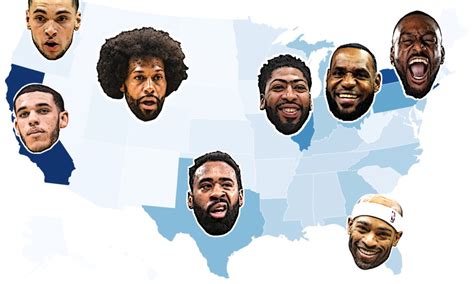 How many NBA players were born in each state? | HoopsHype