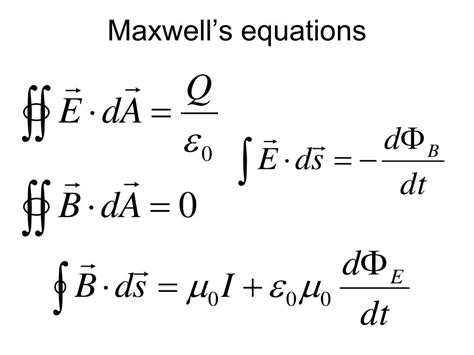 PPT - Maxwell’s Equations PowerPoint Presentation, free download - ID:1473460