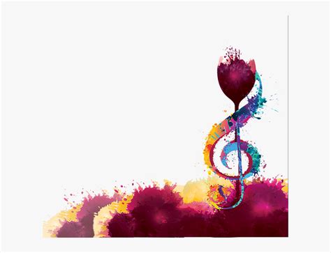 Colorful Border And Music Note - Colorful Music Note Border, HD Png Download , Transparent Png ...