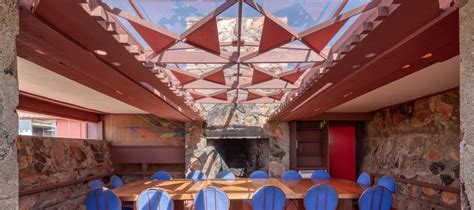 Preservation of Taliesin West Board Room Completed - Frank Lloyd Wright ...