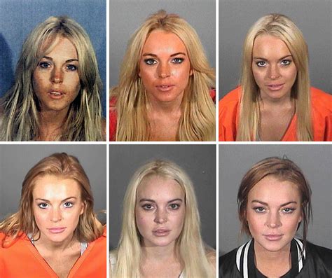 17 Celebrity Mugshots That Are Cringy AF | Линдси лохан, Магшоты, Знаменитости