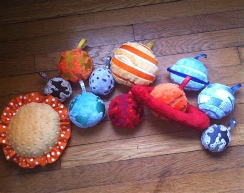 Plush 11 Piece Solar System by ThatsSewPersonal on Etsy