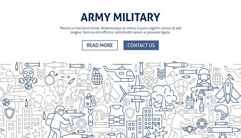 Premium Vector | Army military banner design