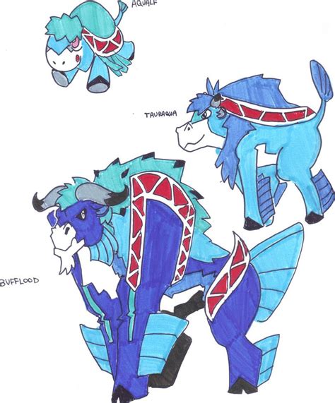 Fakemon- Water Starters by TheZombieHunter on DeviantArt | Pokemon ...