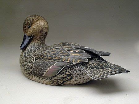 Pintail Hen Decorative Decoy - 2006 - Original Wildfowl Sculpture by Pat Godin | Decoy carving ...