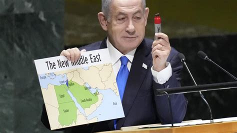 Germany, U.S. slam Netanyahu's Middle East map presented at UN