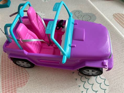 Barbie Purple Jeep Vehicle, Hobbies & Toys, Toys & Games on Carousell