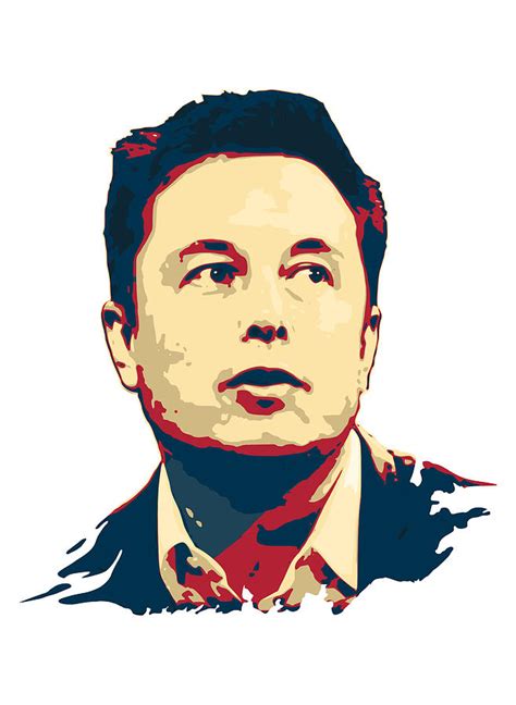 Elon Musk Pop Art Digital Art by Filip Schpindel - Pixels