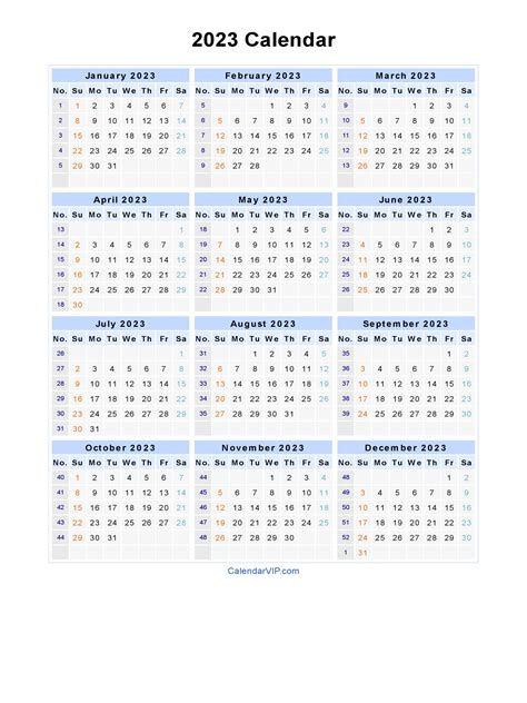 Three Month Printable Calendar 2023