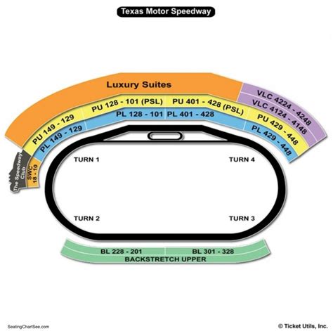 Atlanta Motor Speedway Seating Map